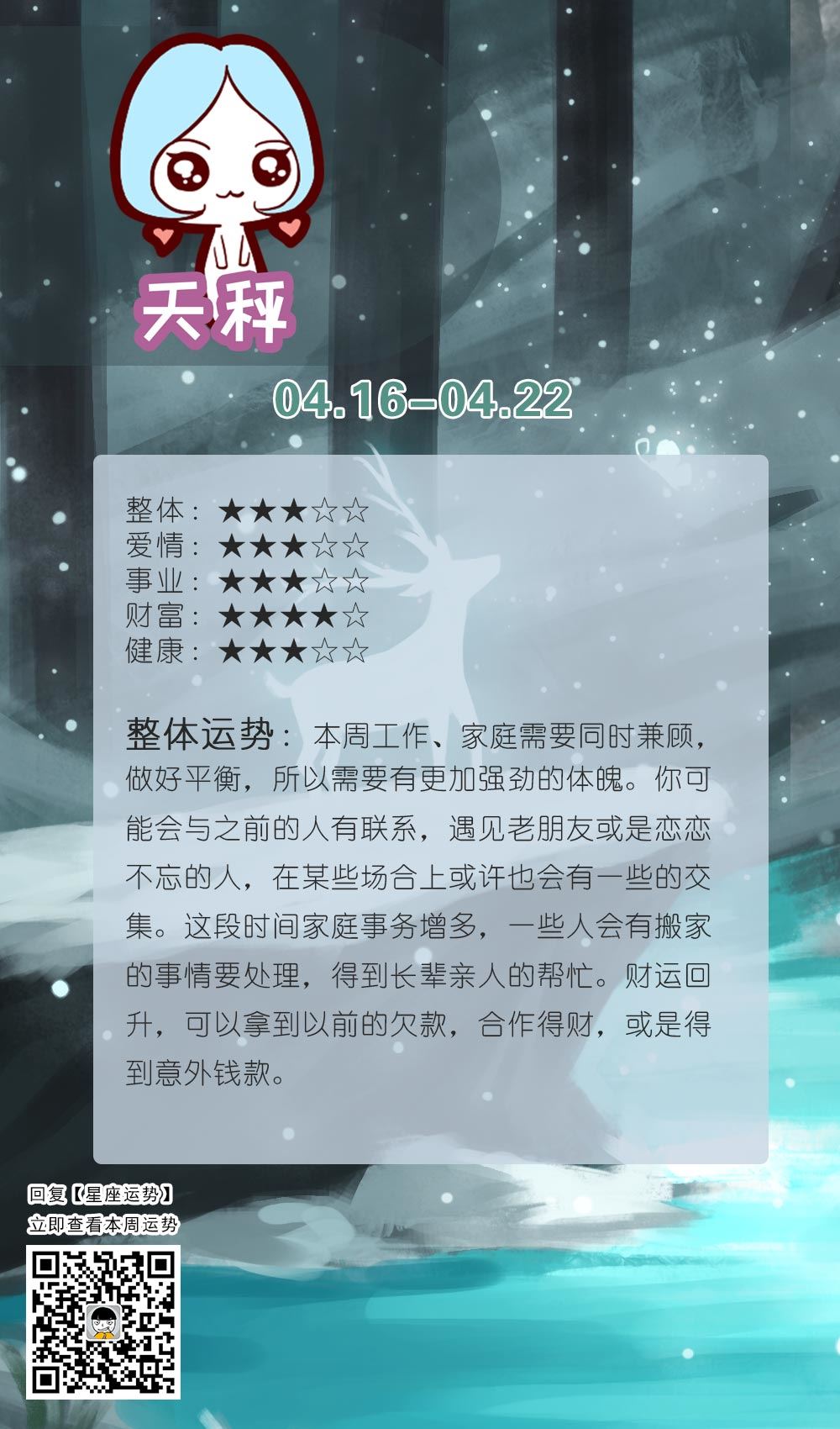 天秤座本周运势【2018.04.16-04.22】