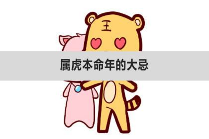 属虎本命年的大忌有什么讲究和禁忌