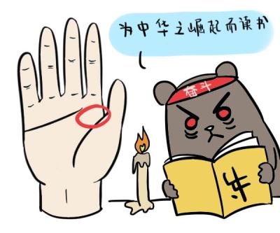 手掌纹路图解