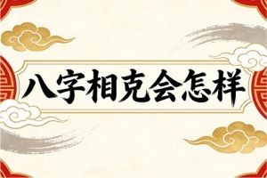 八字相克会怎样