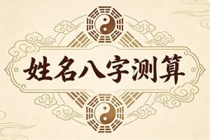 姓名八字测算