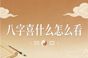 八字喜什么怎么看