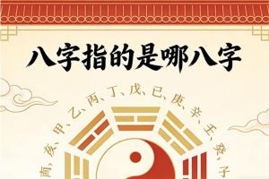 八字指的是哪八字
