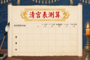 清宫表测算