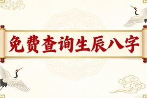 免费查询生辰八字