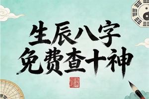 生辰八字免费查十神