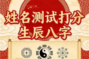 姓名测试打分生辰八字