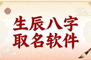 生辰八字取名软件