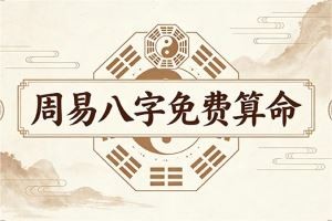 周易八字免费算命