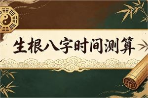 生根八字时间测算