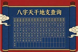 八字天干地支查询