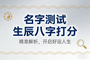 名字测试生辰八字打分