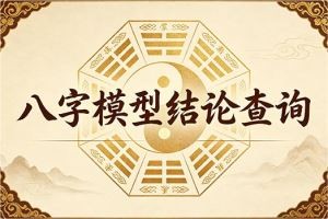 八字模型结论查询