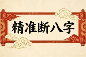 精准断八字