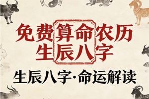 免费算命农历生辰八字