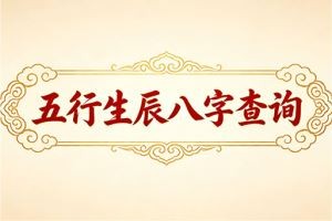 五行生辰八字查询