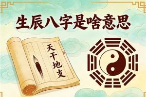 生辰八字是啥意思