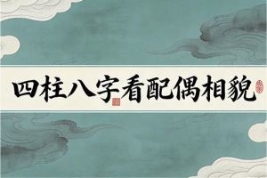 四柱八字看配偶相貌