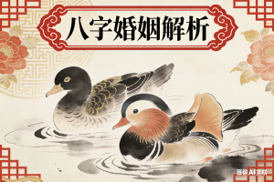 八字婚姻解析