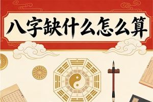 八字缺什么怎么算