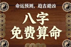 八字免费算命