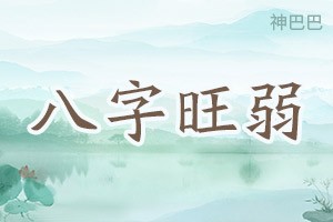 八字旺弱