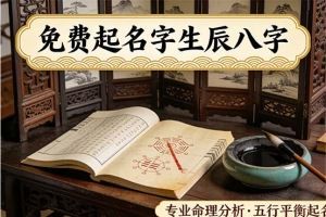 免费起名字生辰八字