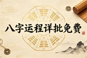 八字运程详批免费