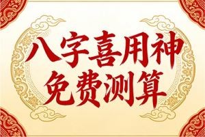 八字喜用神免费测算