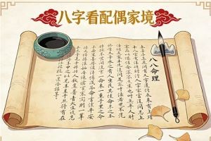 八字看配偶家境