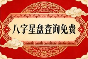 八字星盘查询免费