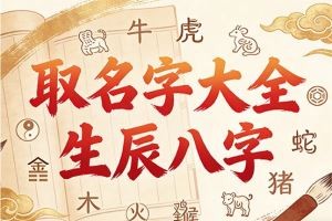 取名字大全生辰八字