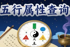 五行属性查询表