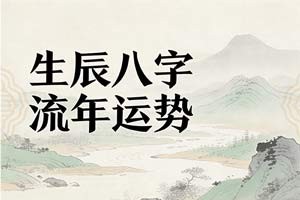 生辰八字流年运势免费测算