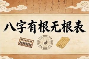 八字有根无根表