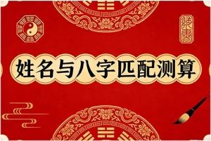 姓名与八字匹配测算