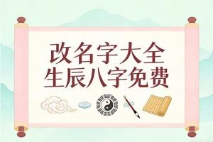改名字大全生辰八字免费