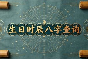 生日时辰八字查询
