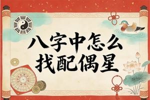 八字中怎么找配偶星
