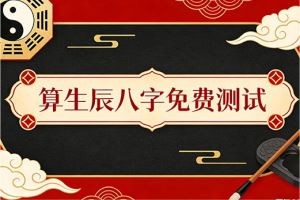 算生辰八字免费测试