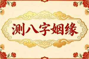 测八字姻缘