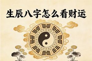 生辰八字怎么看财运