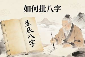 如何批八字