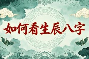 如何看生辰八字