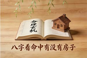 八字看命中有没有房子