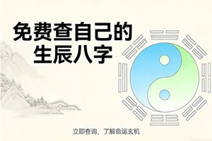 免费查自己的生辰八字