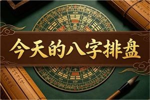 今天的八字排盘