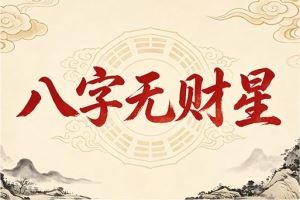 八字无财星