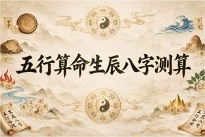 五行算命生辰八字测算