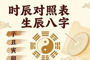 时辰对照表生辰八字
